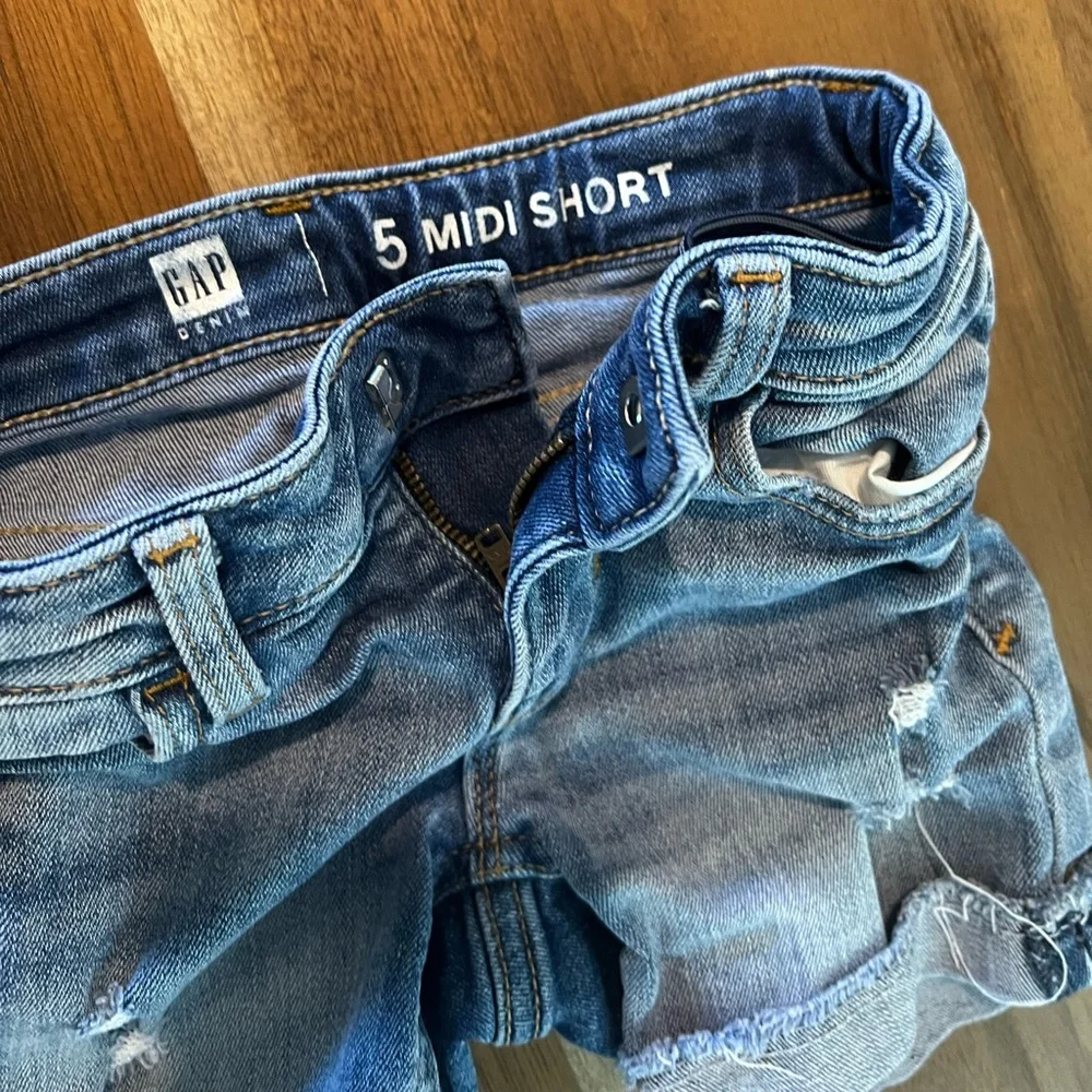 Gap Kids Midi Jeans Shorts